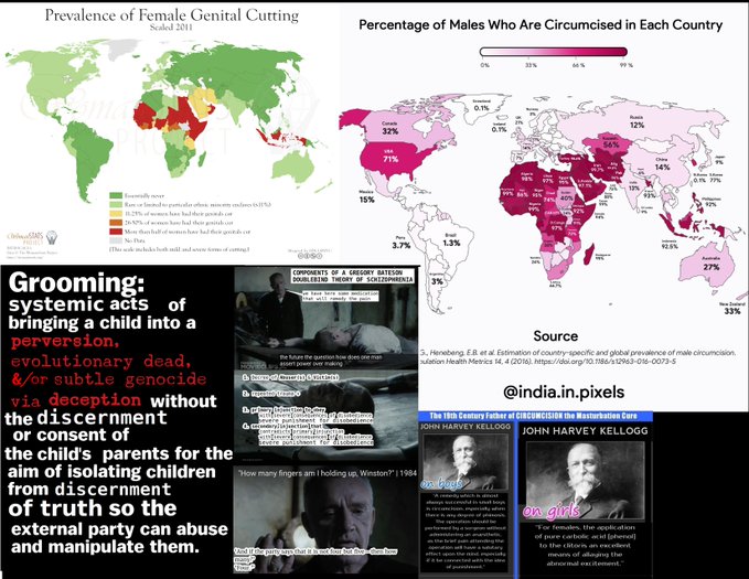 spiralcosmosart's tweet image. Which #blacklivesmatter ? Jewish, Islamic, &amp;amp; some Christian Christian  cults of  child molesting.   Where does Joy DeGruy EVER talk about this? #ourstoryisone #intactivism #BlackHistoryMonth  #OurStoryIsOne #داستان_ما_یکیست #NuestraHistoriaEsUna #WomanLifeFreedom #فریدون_محمودی