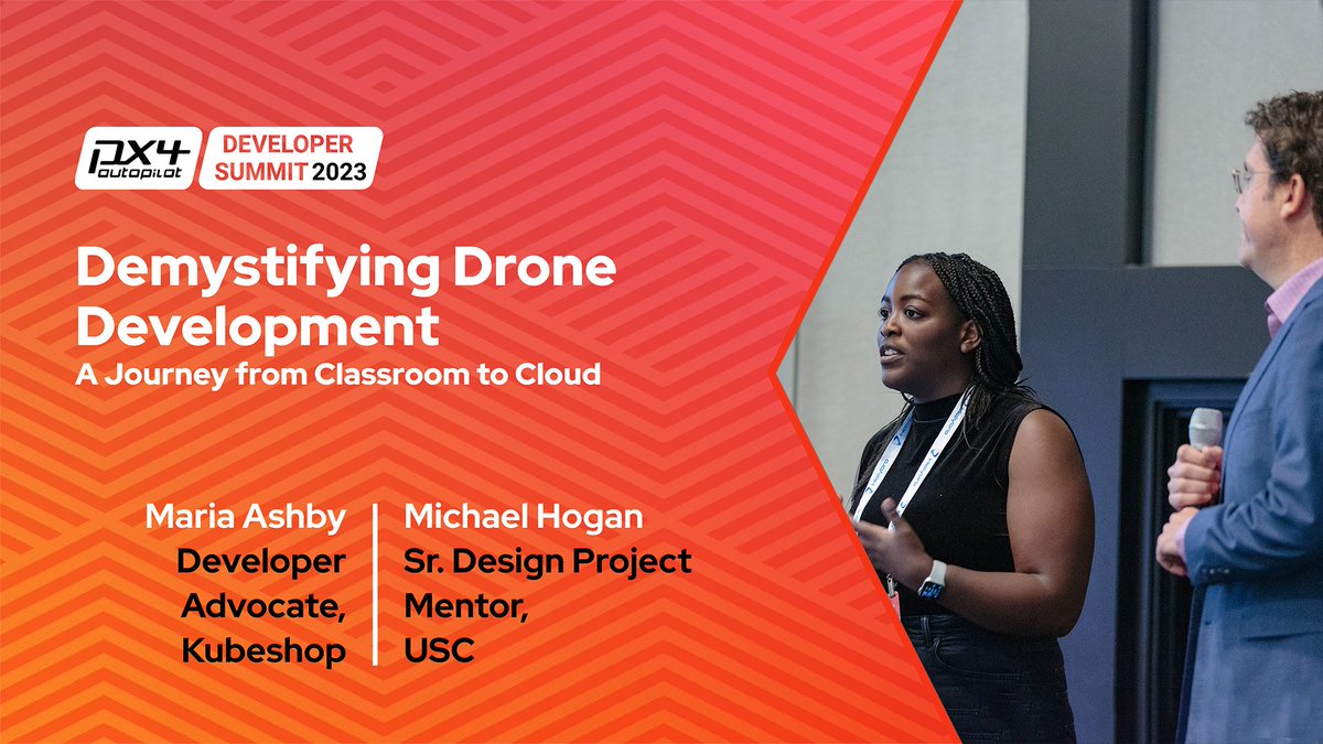 PX4Autopilot's tweet photo. 📚🎒 How can you take your idea from the classroom to the cloud? Find out in this detailed look into one such personal journey with this video from @Makincashby and Michael Hogan's #PX4DevSummit session! https://t.co/Ok8MBIVYsr https://t.co/Lb8pNCfOMw