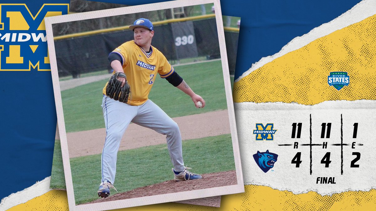 🚨EAGLES WIN🚨

Owen Clark strikes out 11 and allows just one hit over five innings to lead <a href="/MidwayUBaseball/">Midway University Eagles Baseball</a> to its first ever opening-day win! Britten Robinson led a balanced offense by going 3-for-3 with two runs and four RBIs, including a 3-run homer!