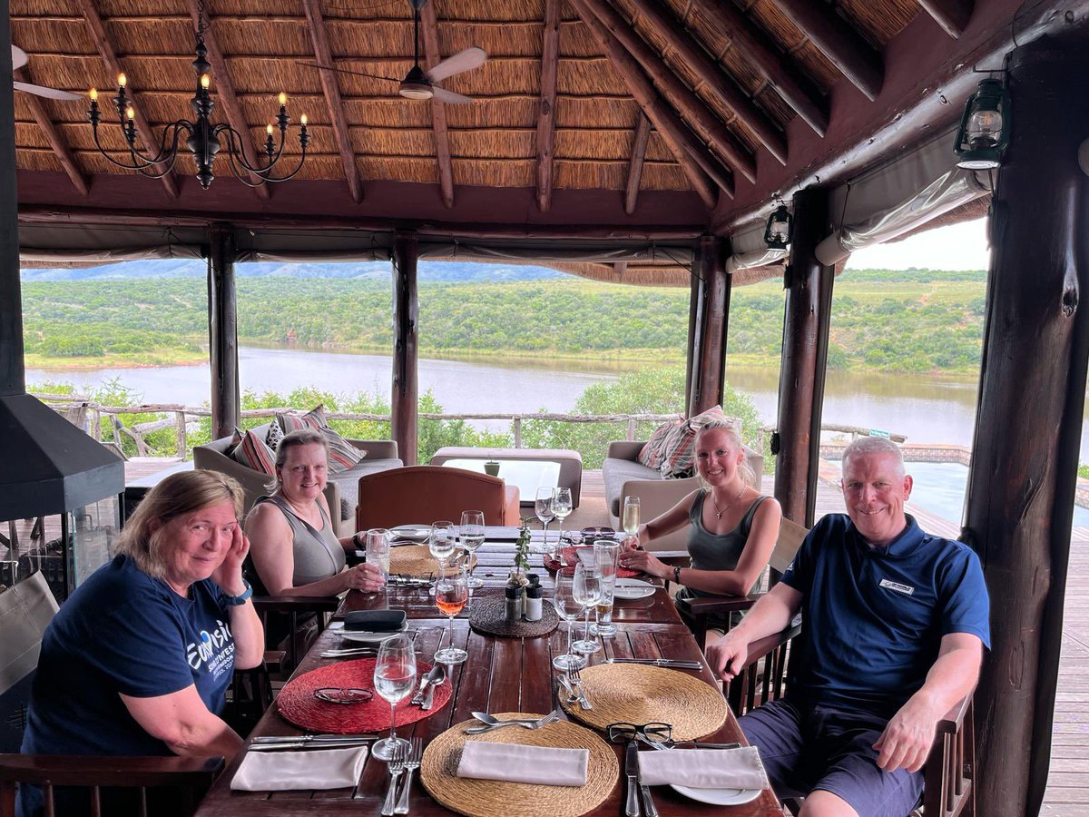 IssyBudge's tweet photo. What a way to round off South Africa with a safari @pumbaprivate_gamereserve just the most amazing place 🦓🦒🦏🐘🦛🦁 #safari #big5 thank you @VenatourRacing https://t.co/5U8aDAO3zH