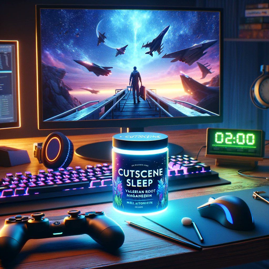CutSceneSleep's tweet image. Damn it AI! 
Stop making cooler bottles than what we have... How do I make my CutScene bottle glow magically 🤔
#gaming #videogames #gaminginsomnia #cutscenesleep