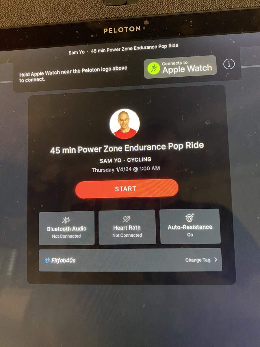 zemote's tweet image. Psyching myself up for A 45 min Sam Yo Powerzone endurance ride. #powerzone #PZchallenge #peloton #nodaysoff