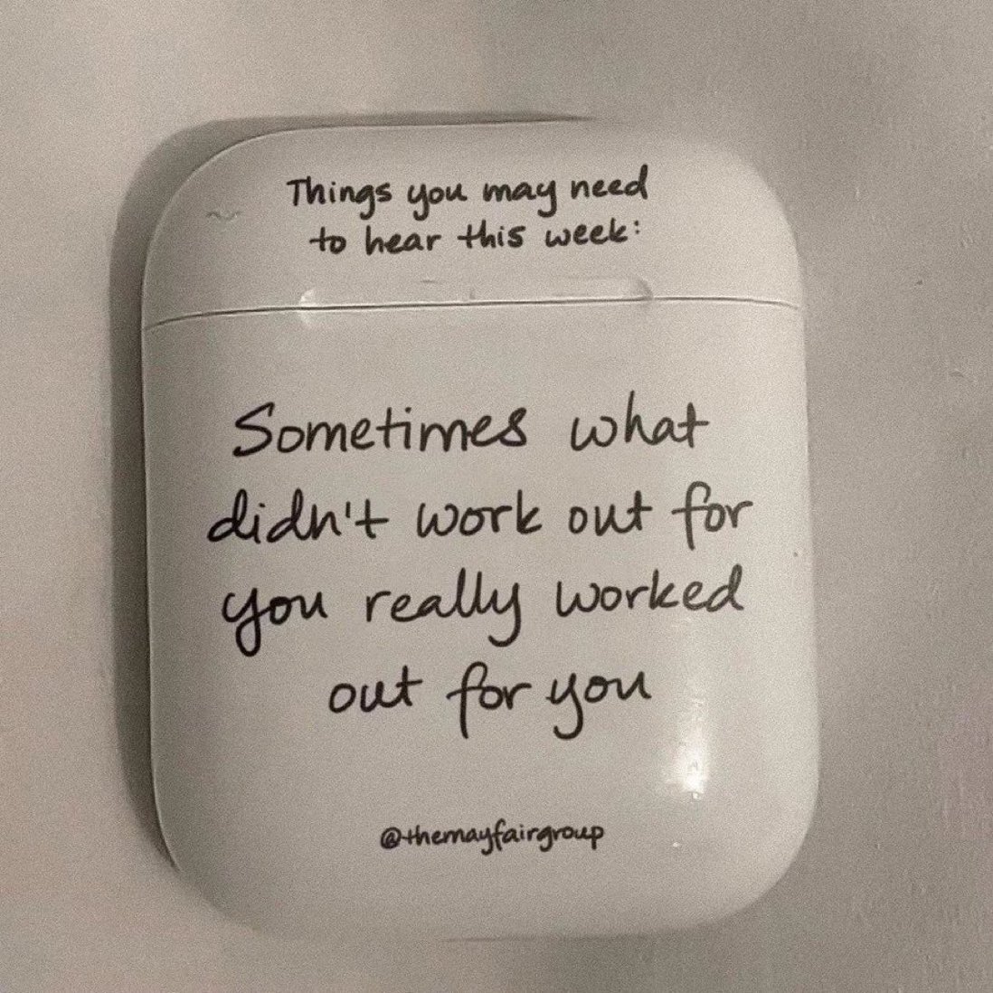 “As I look back on my life, I realize that every time I thought I was being rejected from something good, I was actually being re-directed to something better.”