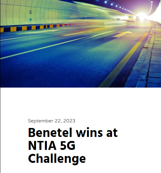 🏆 Last September we shared the fantastic news that Benetel has been awarded first prize for an O-RU radio vendor in the multi-vendor end-to-end integration section of the 5G Challenge competition. Download our free RAN650 product information spec >> benetel.com/ran650/