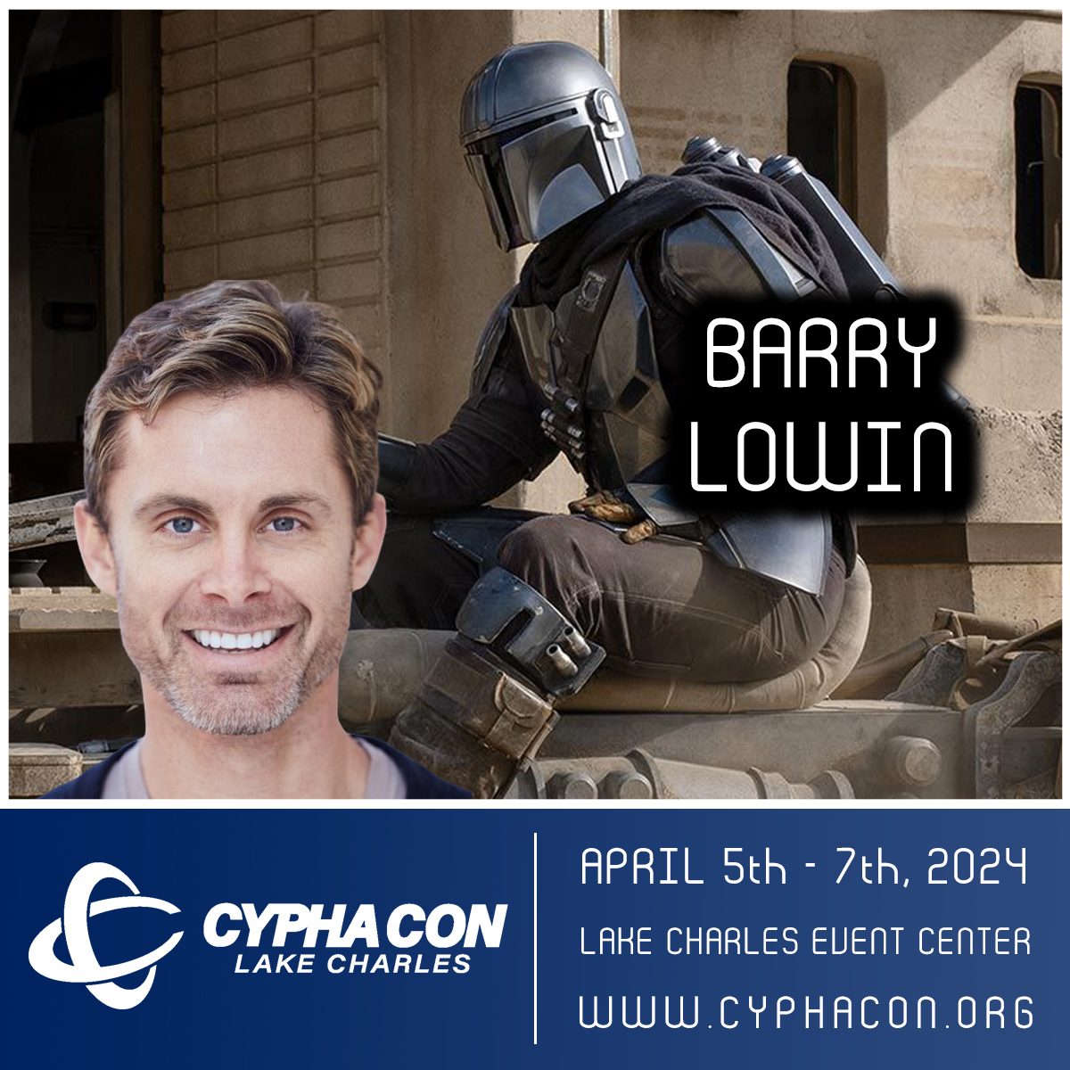 CYPHACON is pleased to announce our next guest, Barry Lowin! Barry Lowin will be joining us April 5th - 7th, 2024 at the @LCCivicCenter in Lake Charles Louisiana! For complete information visit our website, tickets on sale now! cyphacon.org/speakers/barry…