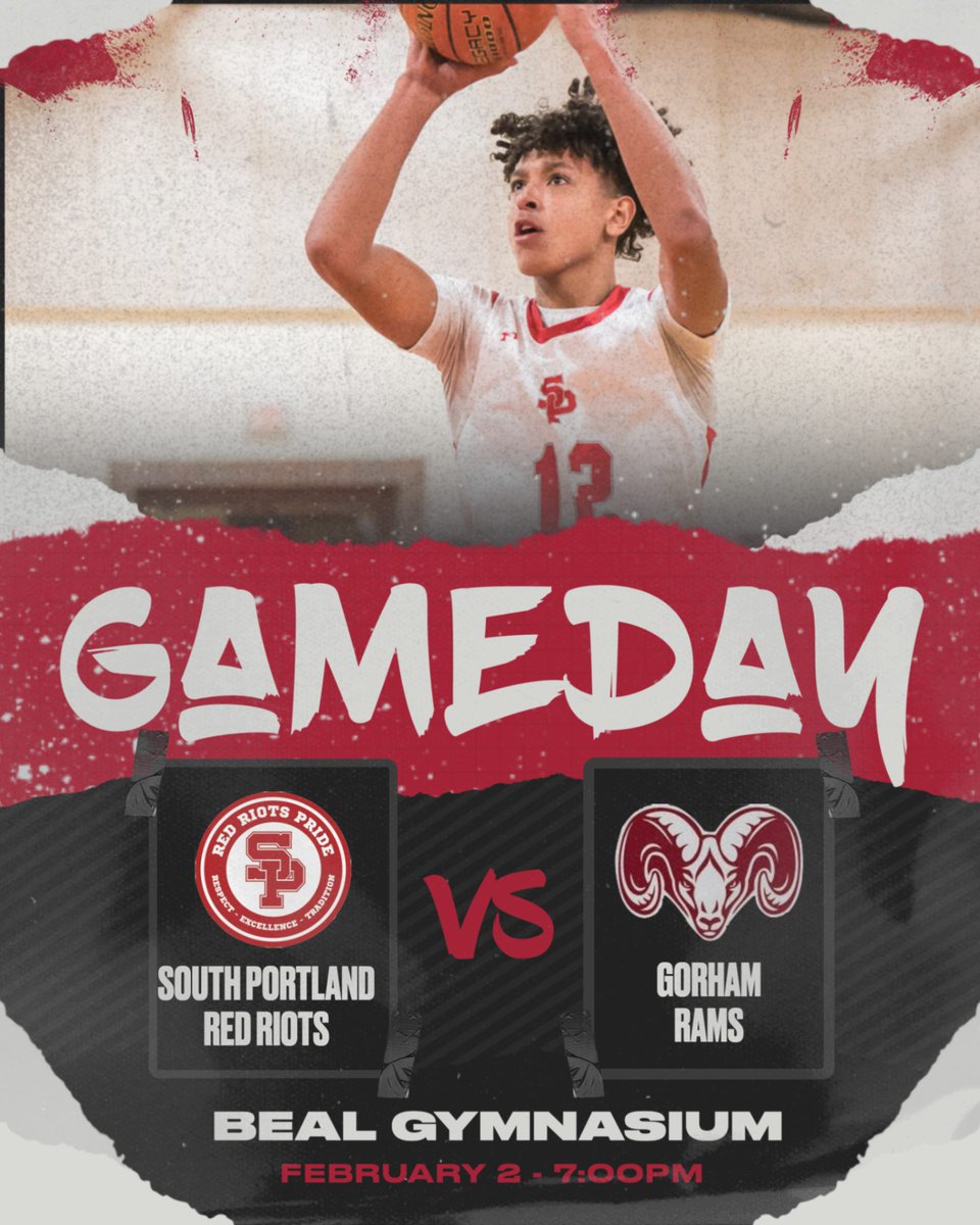 SP Boys basketball matches up against <a href="/gorhamrams/">Tim Spear</a> in the second leg of tonights double header at Beal Gymnasium. Tip-off at 7pm. #riotpride