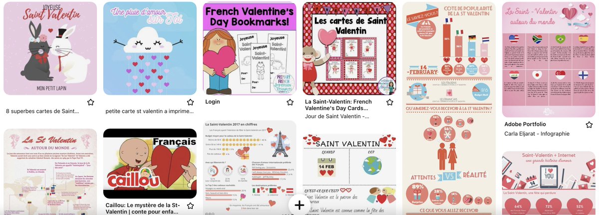 Valentine's Day resources for multiple languages: pinterest.com/grahnforlang/v…