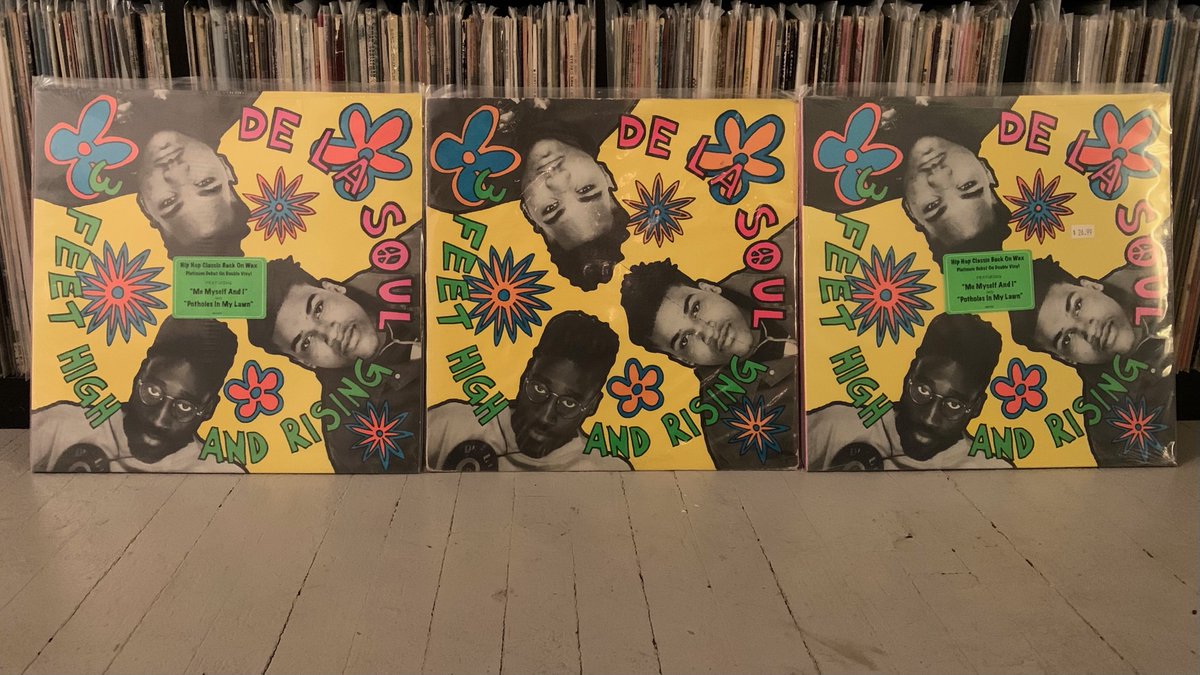 Taking a deep dive into the debut album by <a href="/WeAreDeLaSoul/">De La Soul</a> - 3 Feet High And Rising - today at 5:00 PM. Gonna be super-fun. Tune in!