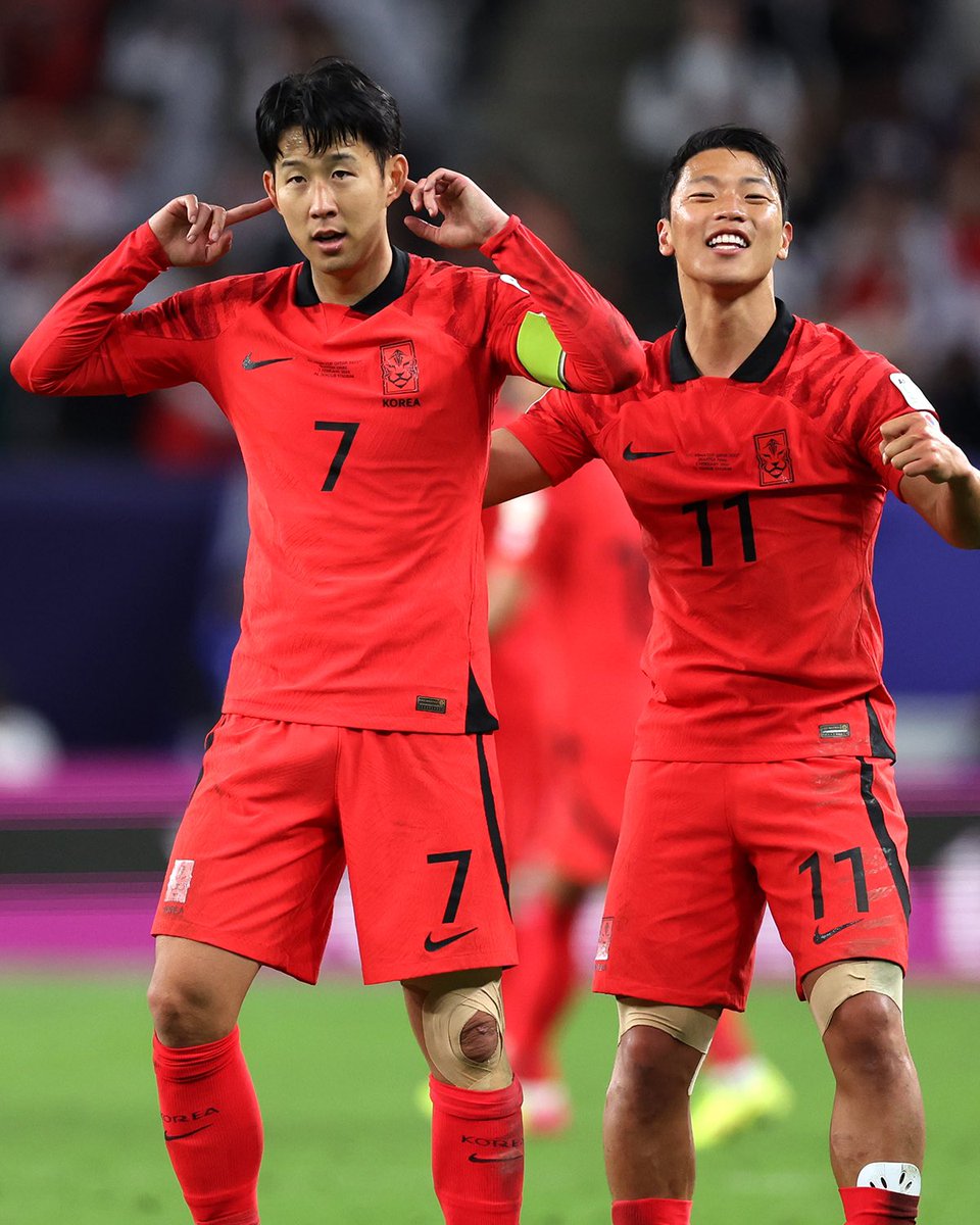 GbDraws's tweet photo. This duo did it again
Hwang hee-chan and Son Heung-min 

South Korea wins 🇰🇷 
#AFCAsianCup2023 @afcasiancup https://t.co/oriZZud9fM