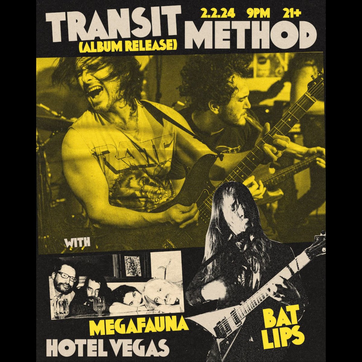 TransitMethod's tweet image. It’s official! Our new full-length album ‘Othervoid’ is out today! 

Available NOW on all streaming platforms, vinyl, CD, and cassette thanks to our incredible label @BrutalPanda and available in the EU via @deathwisheurope!

Celebrate with us at @HotelVegasATX tonight! Doors 9.