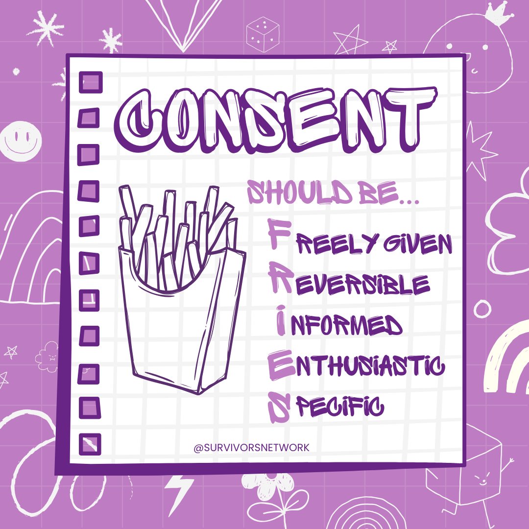 Consent should be a constant conversation. 💜