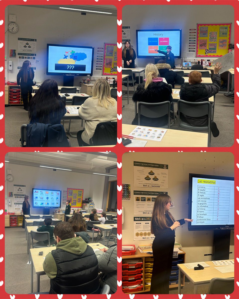SSHS_ModLangs's tweet image. Fab timing for the S1 showcase during Languages Week Scotland! Thanks to our teachers Loryn and Gabriel who did a fantastic job teaching Spanish last night! @StStephensHS @DavidKillin #ScotlandLovesLanguages 🇪🇸❤️