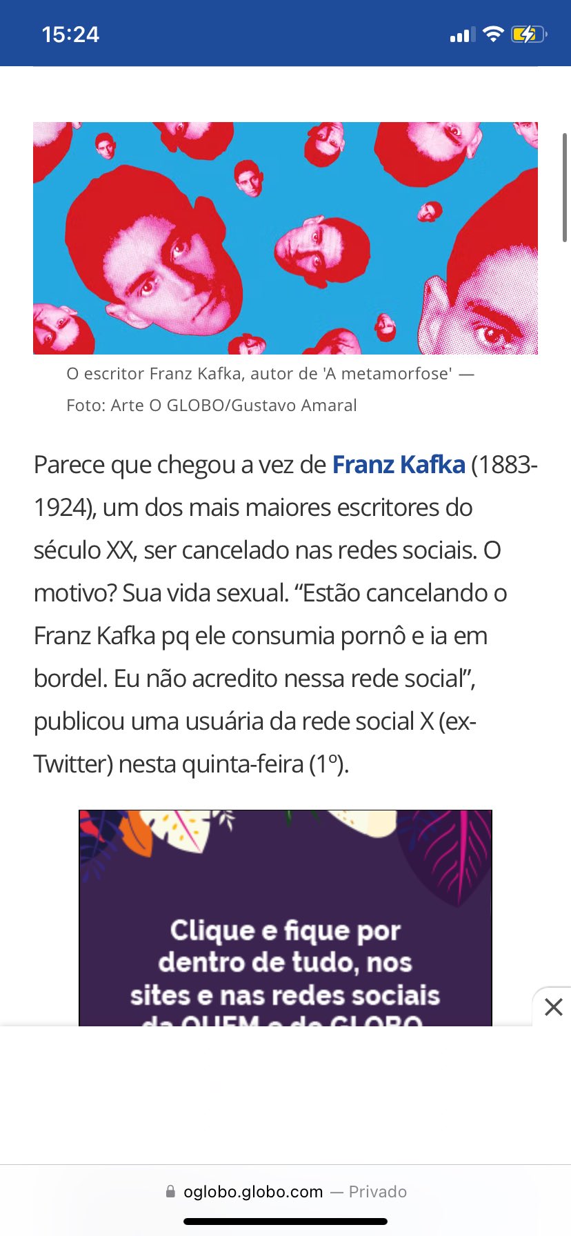 Carol 🏳️‍⚧️ على X: Vivi pra ver a @GabyLVasques_ sendo citada sem  créditos pelo O Globo. t.co0S244UF0mp t.co8Tms6ir1UA  X
