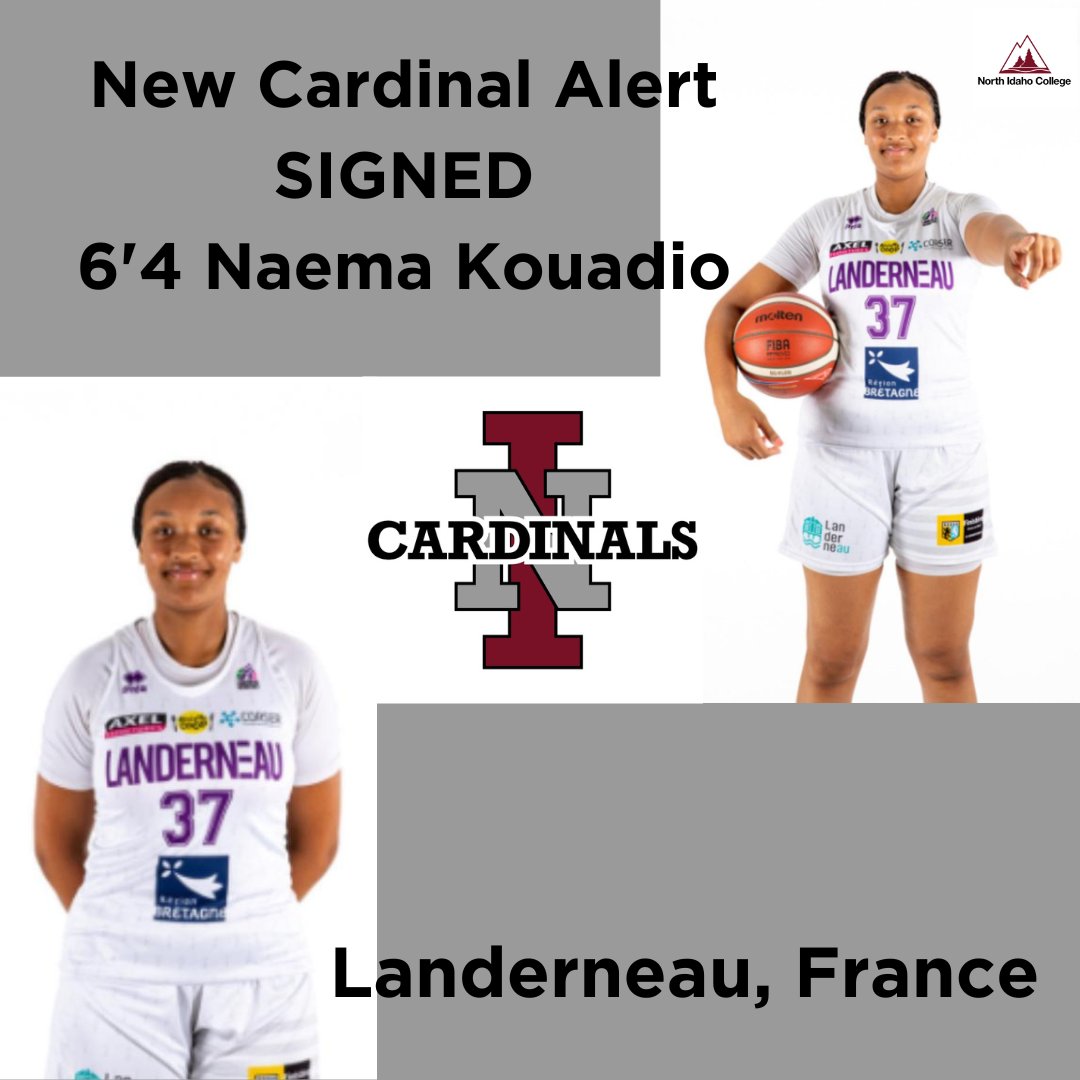 NorthIdahoWBB's tweet photo. Excited to announce the signing of 6'4 Naema Kouadio from Landerneau, France.
Welcome to the program!
#SCCWeFly https://t.co/YjYK5ZnBIo