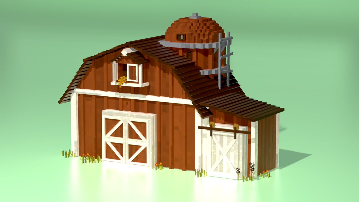 QuailCoreGames's tweet photo. Check out the new colorful renders of some of the buildings I've been working on!

Featuring a barn, a storehouse, hay &amp; wheat fields, and the updated tailor shop!

For buildings like these and more, make sure to wishlist Three Blades Ranch on Steam!

#voxel #cozygames https://t.co/sdnCXBWGNL