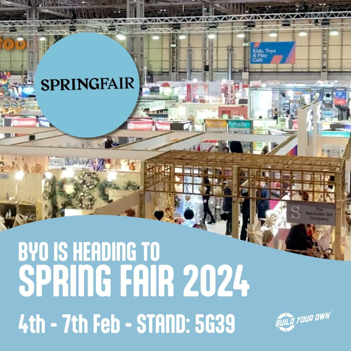 We’re heading to Spring Fair 2024 at the NEC, Birmingham this weekend! 🎉 We’ll be there Sun 4th – Wed 7th Feb - you’ll find us at Stand 5G39 – come and say hi! We’d love to meet you and to show you our exciting NEW kits for 2024! 😀 #byokits #SpringFair2024 #springautumnfair