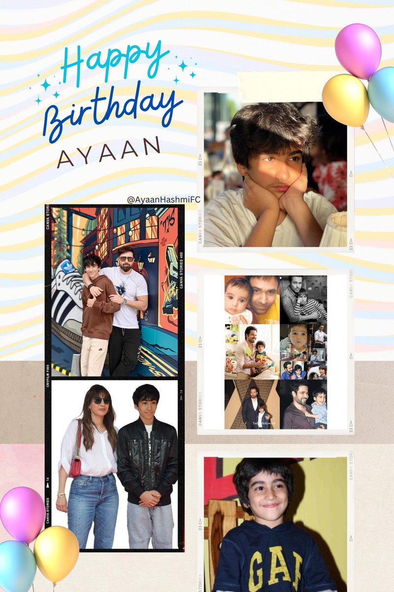 AyaanHashmiFC's tweet photo. Wishing Ayaan a 14th birthday filled with unforgettable moments, endless smiles , and all the love in the world @emraanhashmi 💙

Happy Birthday Ayaan Hashmi https://t.co/o1FpHgDt7G