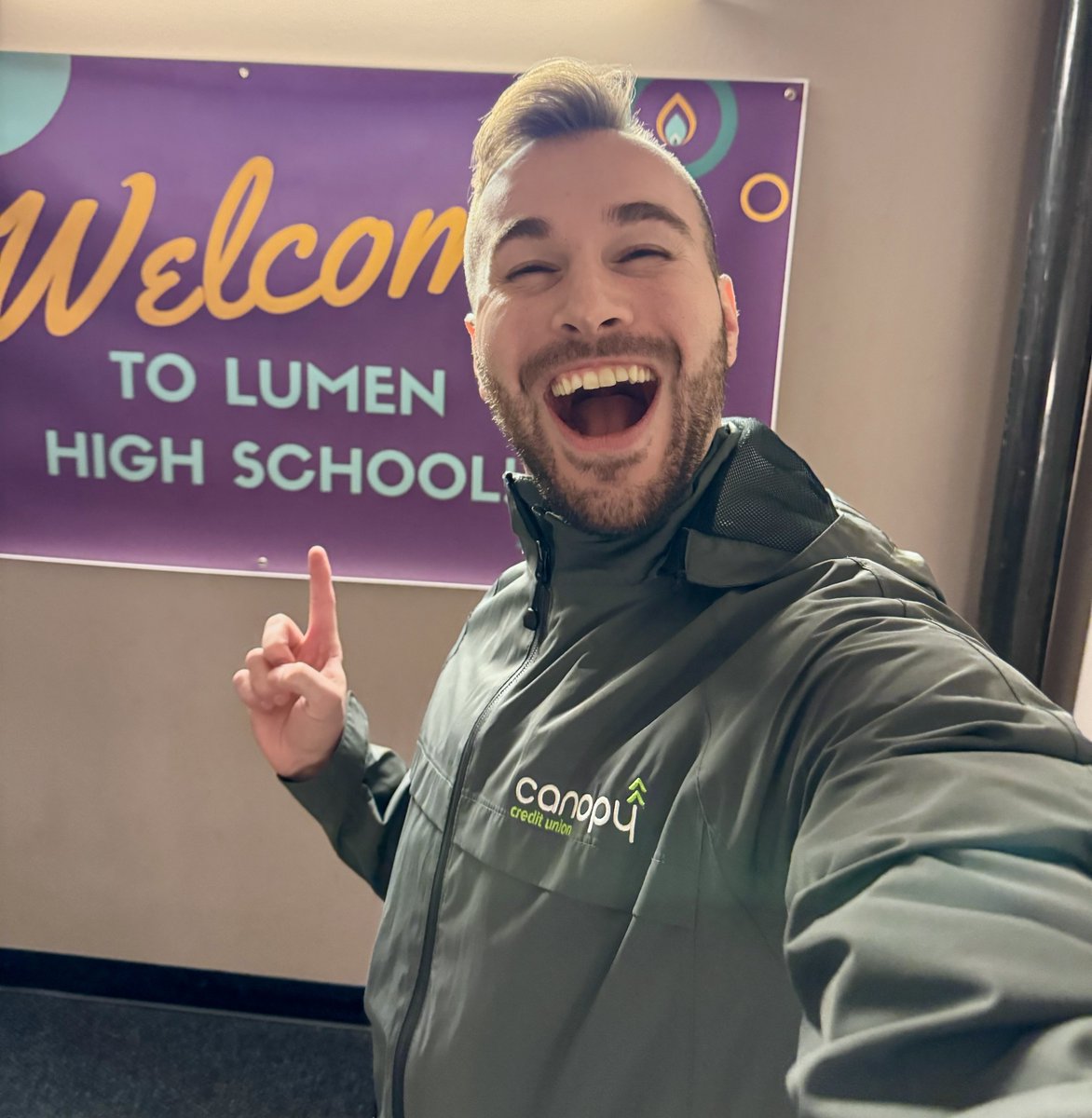 #TeamCanopy loves hanging out with our friends at Lumen High School! Last week, Kurtis spent time with students talking about budgeting and planning for your financial future.