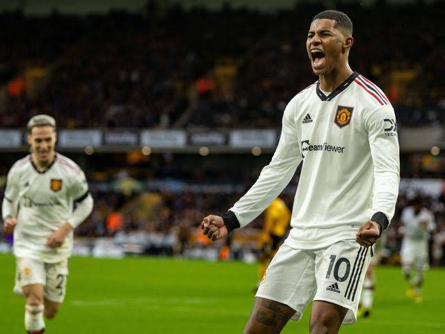 Marcus Rashford in his last 5 games

An assist  vs Aston Villa 
A goal vs Nottingham Forest 
An assist vs Wigan 
A goal vs Tottenham 
A goal vs wolves 

Consistency is the key 🔑. 🥶🔥
