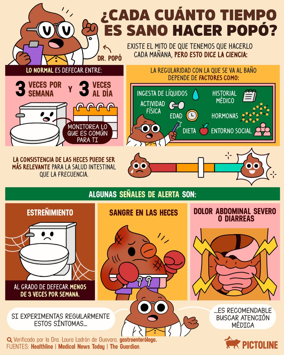 pictoline's tweet photo. 🤔 ¿Hacer 💩 todas las mañanas? Esto dice la ciencia 🔬⬇️
#Baño #ciencia #IrAlBaño https://t.co/Ay5Lp63K1p