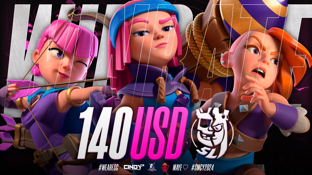 🟣 𝐖𝐈𝐍 𝐑𝐀𝐓𝐄 - 𝐏𝐑𝐈𝐙𝐄 𝐏𝐎𝐎𝐋 💸

Gracias al apoyo de <a href="/Super_Vilain_CR/">Super Vilain</a>, <a href="/JCatalanV35/">Jorge Catalán</a>, <a href="/CynthiiaR92/">Cindy❤️</a> &amp; <a href="/_MayeBm_/">Maye Bad Modals ♡</a> las jugadoras de nuestra edición femenil lucharán por un prize pool de 140 USD que se va a distribuir al TOP 3 de las mejores jugadoras al finalizar la liga🔥