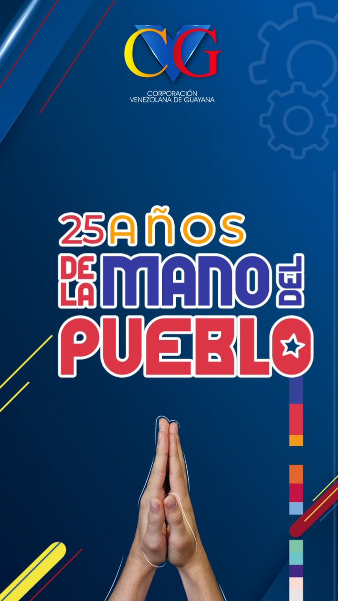 COMSIGUA_CVG's tweet photo. #25AnosJuntoAlPueblo 
@NicolasMaduro 
@delcyrodriguezv 
@Hectorsilvavzla 
@CVG_Oficial https://t.co/ULuUTtGb6W
