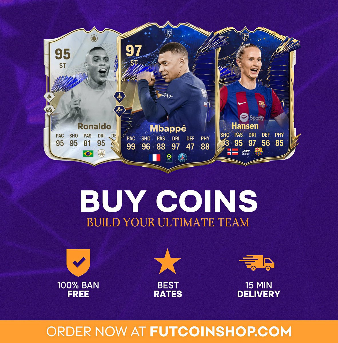 FutSheriff's tweet image. 🚨 NEW rates to buy #FC24 coins 

• 🔵 PS: $64/1M  •  £50/1M • €59/1M
• 🟢 XB: $64/1M  •  £50/1M • €59/1M
• 🟠 PC: $36/1M • £28/1M • €33/1M

Use code Sheriff for 5% off ✅

Order Now! ➡️ FUTCoinShop.com