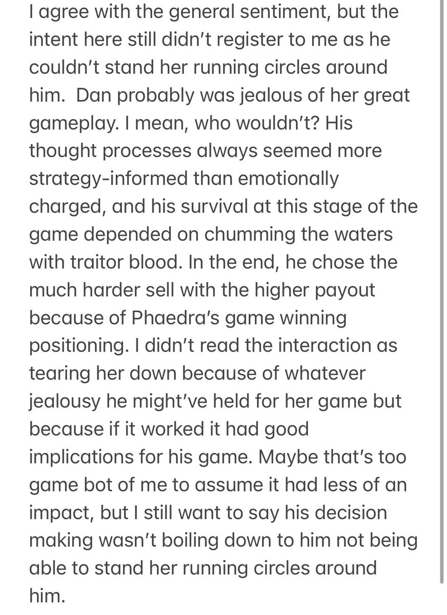 JackNoire11's tweet photo. @perksofbeingHC Sorry for the incoming text wall. TLDR - agree w/ general sentiment, didn’t register to me as jealousy in this instance. Also maybe I’m missing something. https://t.co/Uzhzher7Fu