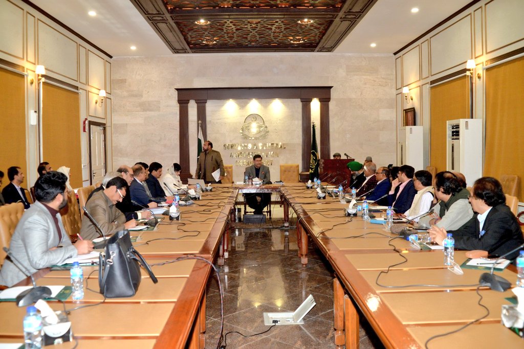 lgcddpunjab's tweet photo. A delegation of Minorities, from all faiths and from all Provinces of Pakistan, held a detailed meeting with Dr. Ahmed Javed Qazi, Secretary LG&amp;CD on 2.2.2024. https://t.co/hvCJYtG2uR