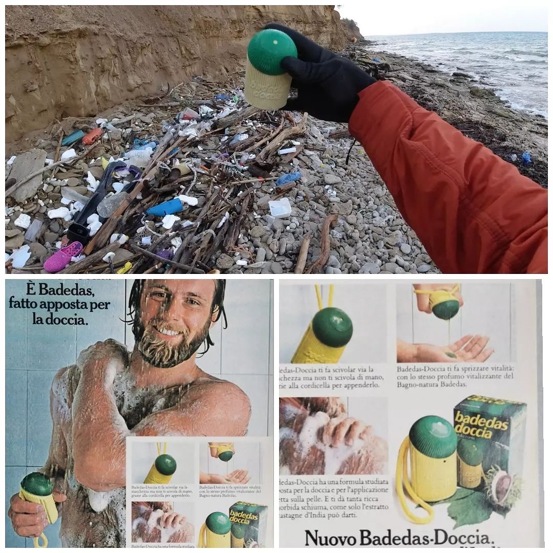 ecofriendlyfact's tweet image. This skincare product was on the market shelf in 1978‼️ We found it recently on the beach along with many other marine debris. Fortunately, its peculiar shape immediately caught my attention 👁️

.
.
Read more : ecofriendlyfact.com

#plasticpollution #uselessplastic #climate
