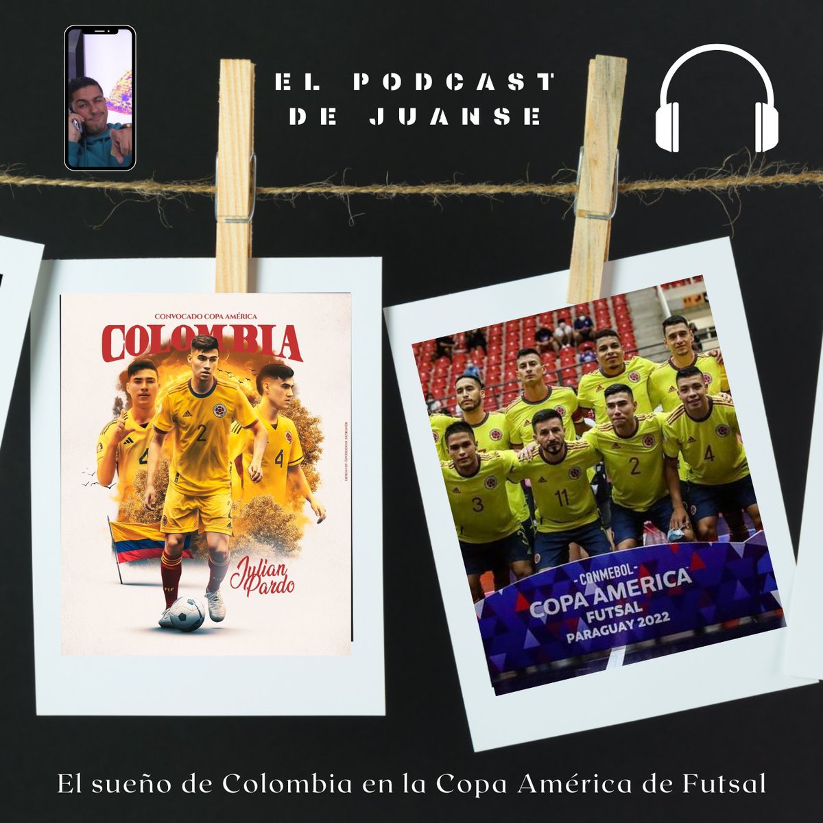 ¡Nuevo Capítulo de #ElPodcastDeJuanse 🎧! 

➡️ Debuta Colombia 🇨🇴 en la Copa América de Futsal en Paraguay 🇵🇾 

➡️ Julián Pardo (@Julianpardou) nos cuenta las expectativas de la Selección: clasificar al mundial y ser campeón. 

🔗 Escúchalo en:

acortar.link/XSjevY