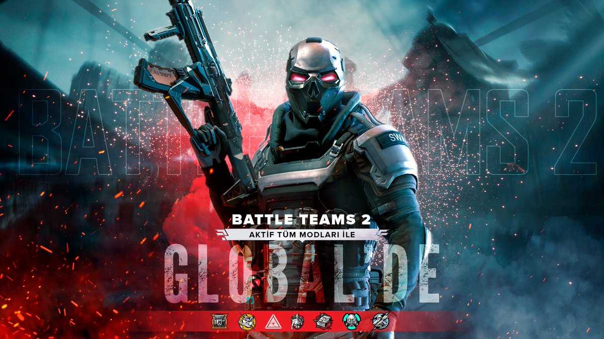 battleteams2tr's tweet photo. Battle Teams 2 tüm modlarıyla açıldı!

Giriş yapanları özel ödüller bekliyor!

 • SG550 Mavi Pul
 • SG550 Güç Alanı (7 Gün)
 • Kart - Yıldızlara Doğru
 • Avatar - Siyah Kuzgun
 • İsim Kartı - Kızıl Yara
 • 5 Adet Seçim Sandığı

Global savaş alanında görüşmek üzere! https://t.co/8uXwadf0TR