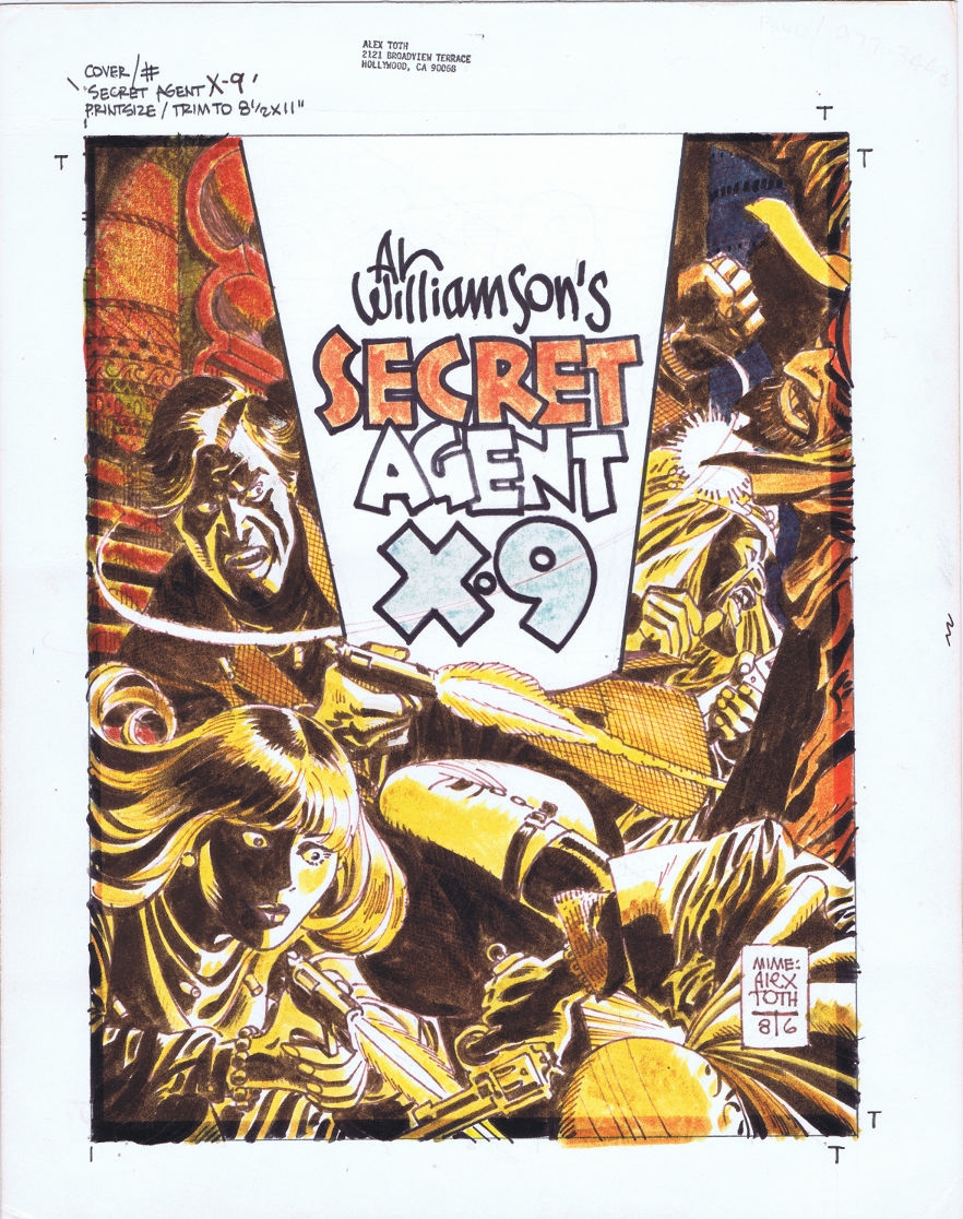 Toth covers to Dragon Lady press's strip collections 