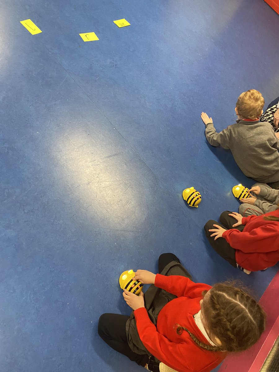 We had so much fun learning how to control Beebots 🐝 we worked together to map out a plan in order to lead the beebot to the correct sound card🤖