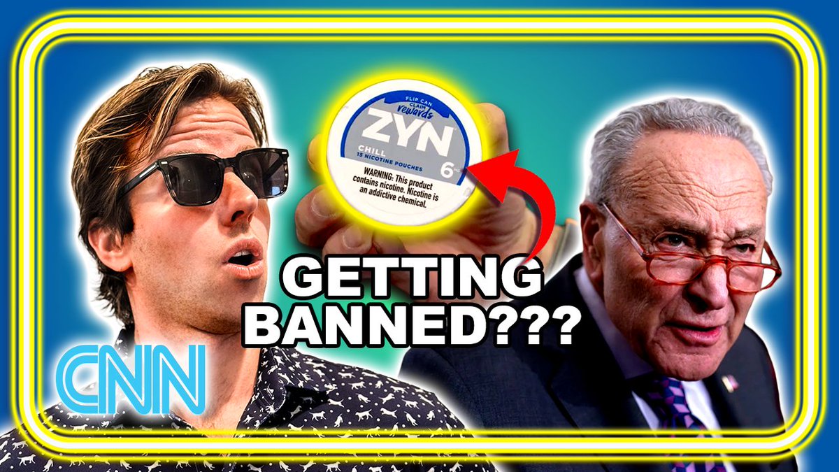 Why is Chuck Schumer banning Zyns?? Watch here: youtube.com/watch?v=2w2_B2…