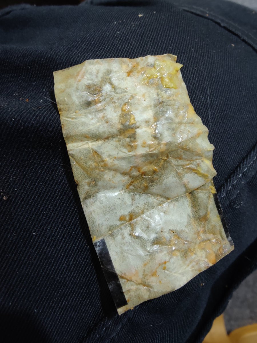 davidliston11's tweet photo. @McDonaldsUK  thanks for the extra present folded up inside my chicken fajita wrap. https://t.co/NRONkplie9
