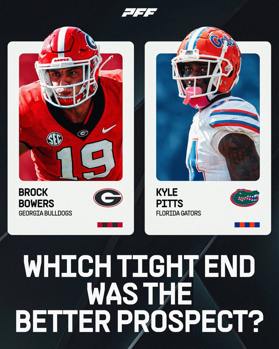 Who was the better prospect:

Brock Bowers or Kyle Pitts?