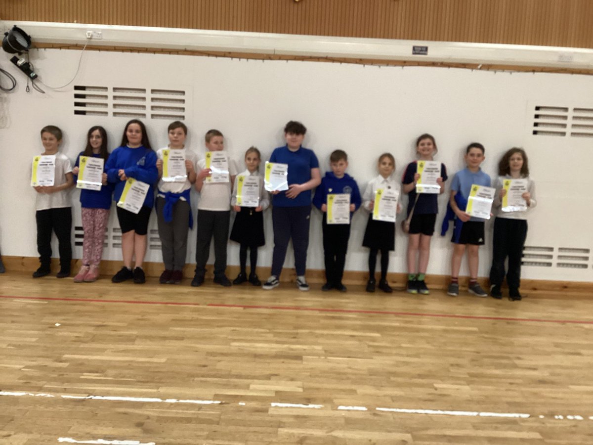 uig_school's tweet photo. Congratulations to our P6 &amp; P7 pupils who successfully achieved their Young Leaders Award. They have spent the last few weeks planning, organising and running PE sessions for their peers and younger pupils. Some future PE teachers in the making! https://t.co/iB2R9oYvy8