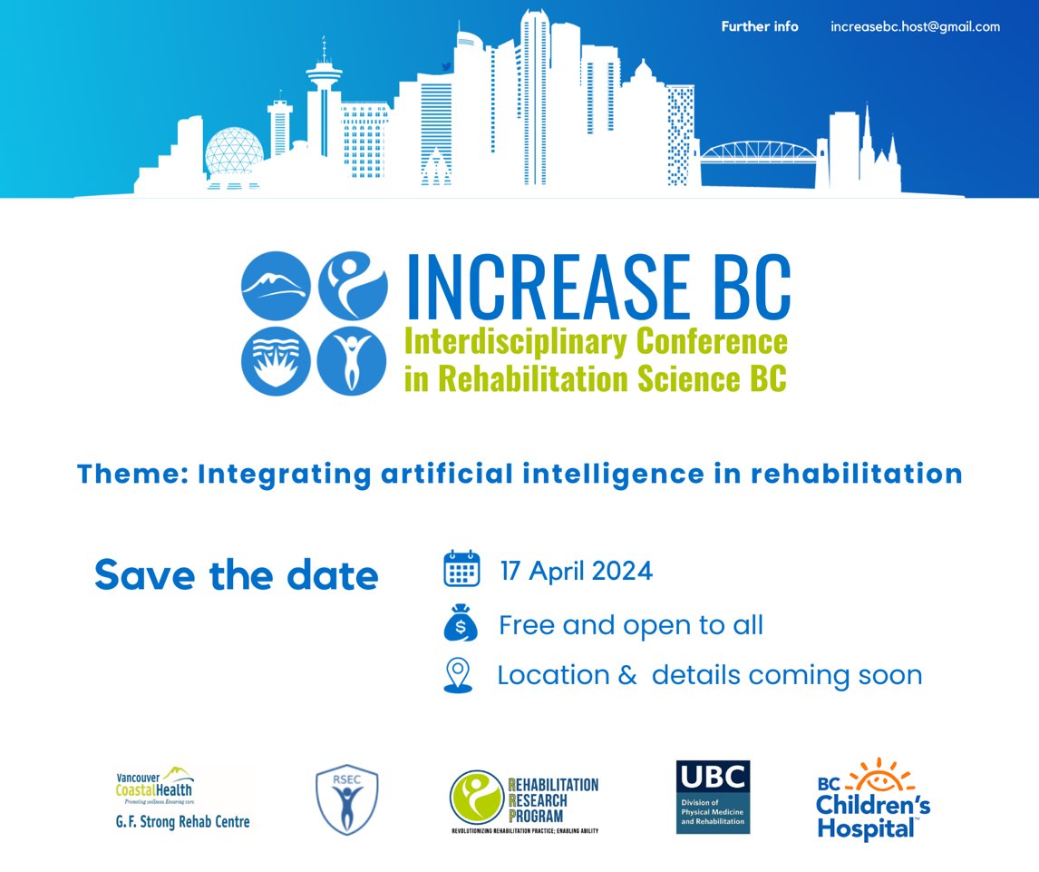 We are excited to host the second INCREASE BC Conference for academics, clinicians and students across British Columbia happening at the Chan Auditorium at BC Children's Hospital, Vancouver on April 17, 2024