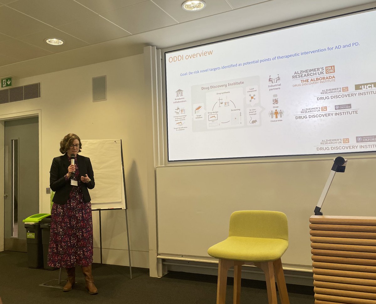 Fab Collaborator day @ARUK_ODDI! Thanks for hosting such a great day of science and networking. We are so lucky to be connected to global talent making medicines in the @AlzResearchUK Drug Discovery Alliance. @ARUK_UCL_DDI