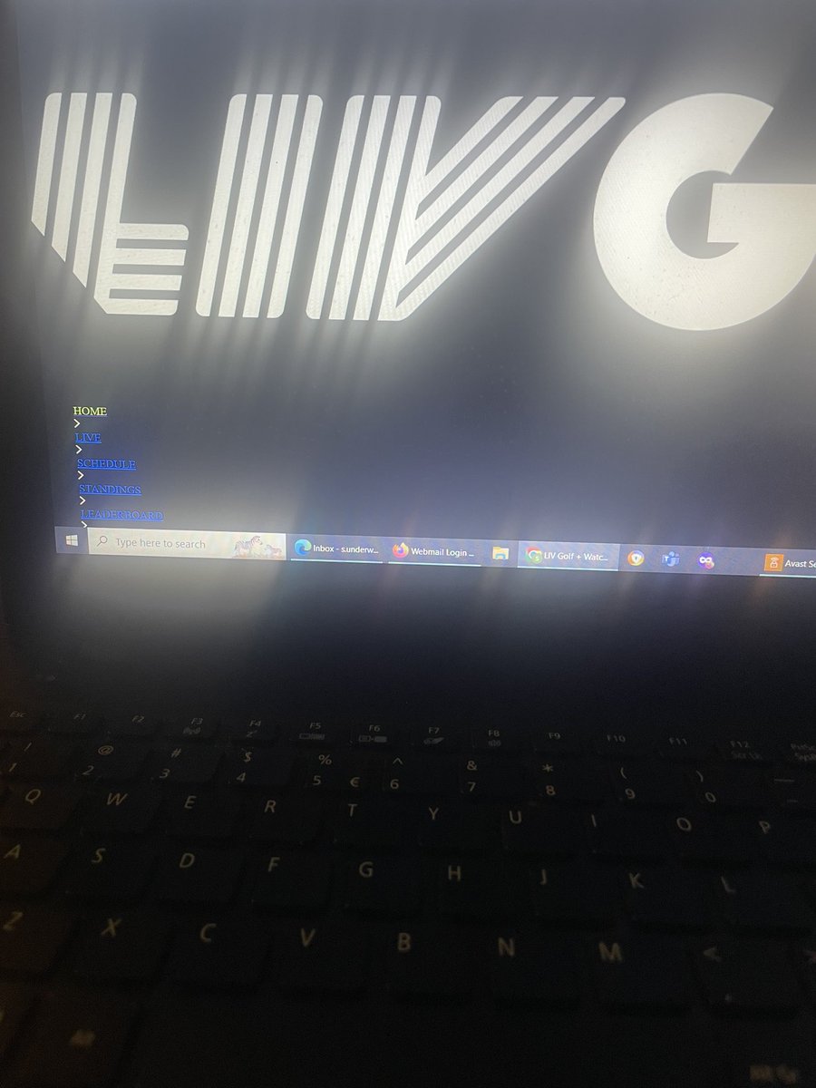 golfbg's tweet photo. @LIVGolfComms The website is not uploading ? 
The app is ok https://t.co/rkuhuXydGz