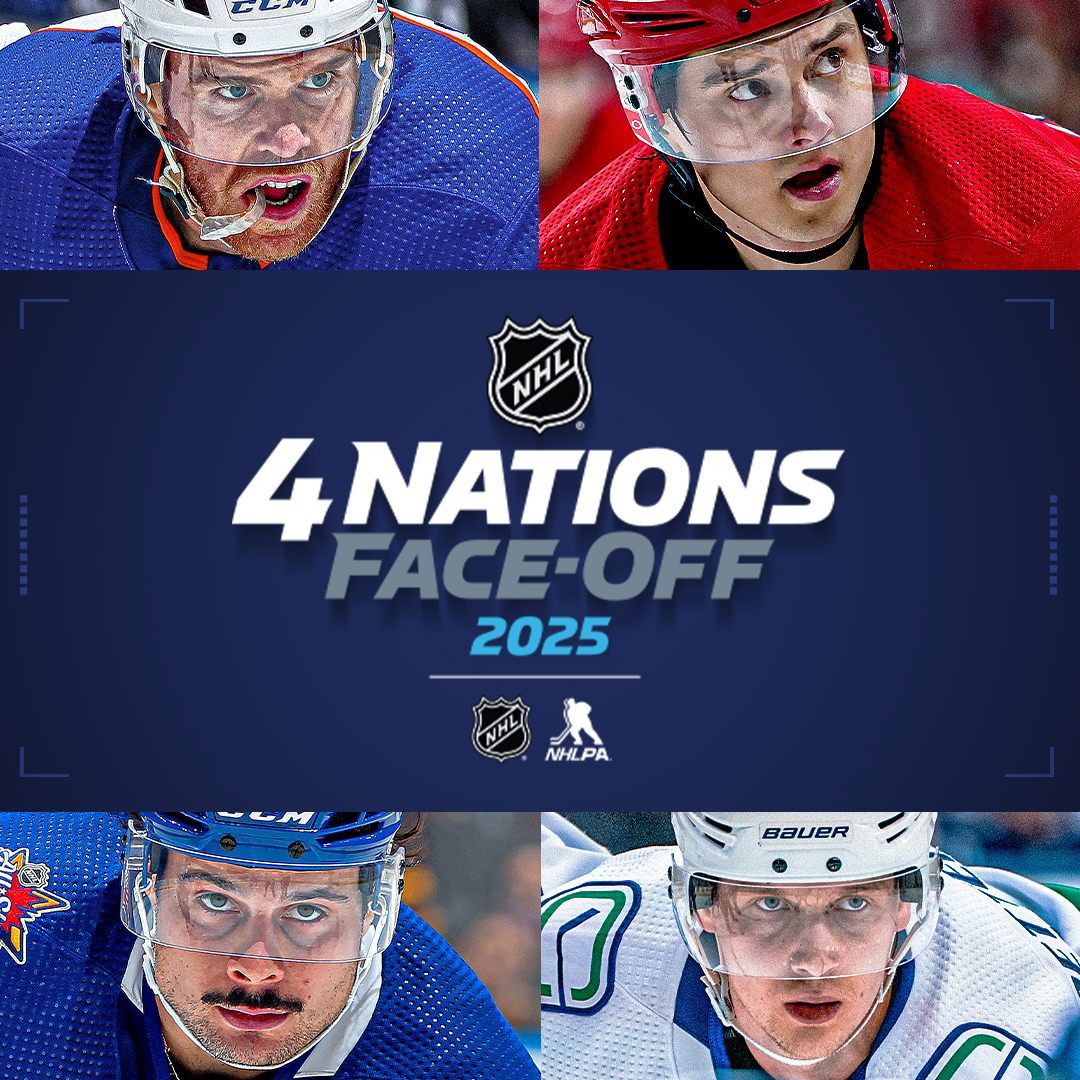 The <a href="/NHL/">NHL</a> and NHLPA today announced a new event, the 2025 NHL 4 Nations Face-Off, which will feature international tournament play between NHL Players from Canada, Finland, Sweden and the United States: ply.rs/ru3rmd1jztp