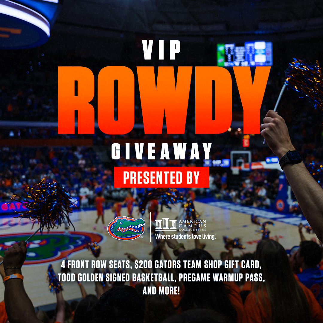 𝙃𝙚𝙮 𝙂𝙖𝙩𝙤𝙧𝙨, we've teamed up with @AmericanCampus to give away four @GatorsMBK tickets vs Vanderbilt, $200 Gators Team Shop gift card, signed ball & MORE! 𝙀𝙉𝙏𝙀𝙍 𝙃𝙀𝙍𝙀: m.cmpgn.page/c83rqq #GoGators