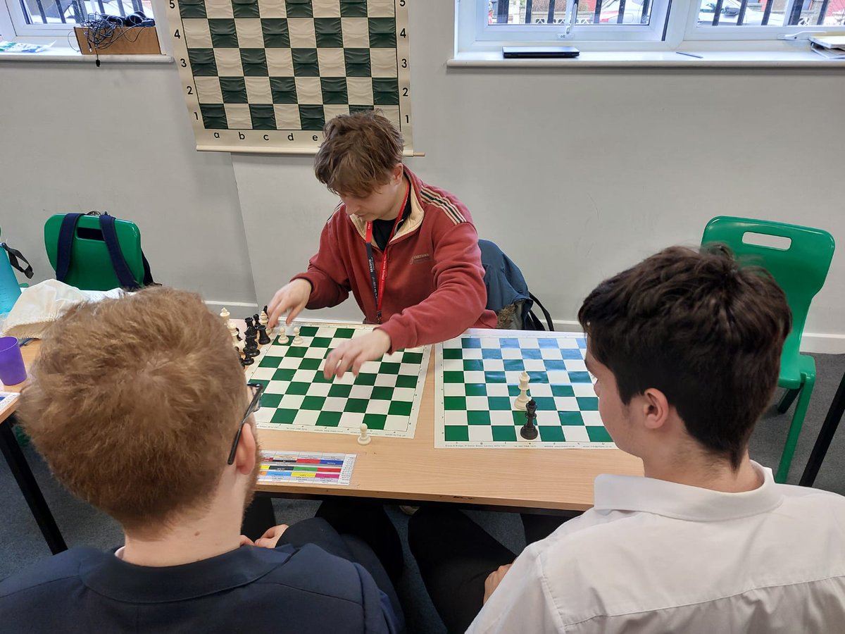 Brilliant season today with @schoolschess. Thank you for our on going enrichment lessons and the kits you have donated! #enrichment #playchess