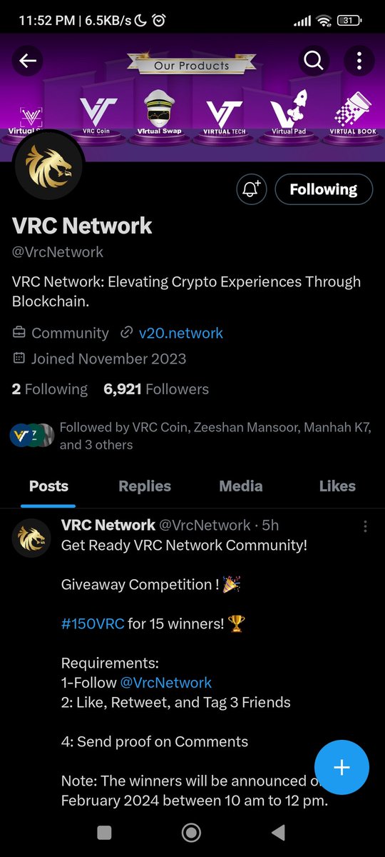 NafiahPrincess's tweet photo. @VrcNetwork I am the part of this project since beginning and I wish best of Luck to this project and May Success follow #vrcnetwork every step of the way
 @Airdrop4E 
@Alam08684799 
@Bitdani7 
#vrc #vrccoin #vzonesolutions #vrcnetwork #btc    #usdt #crypto #giveaway https://t.co/WZS8rTtWZE