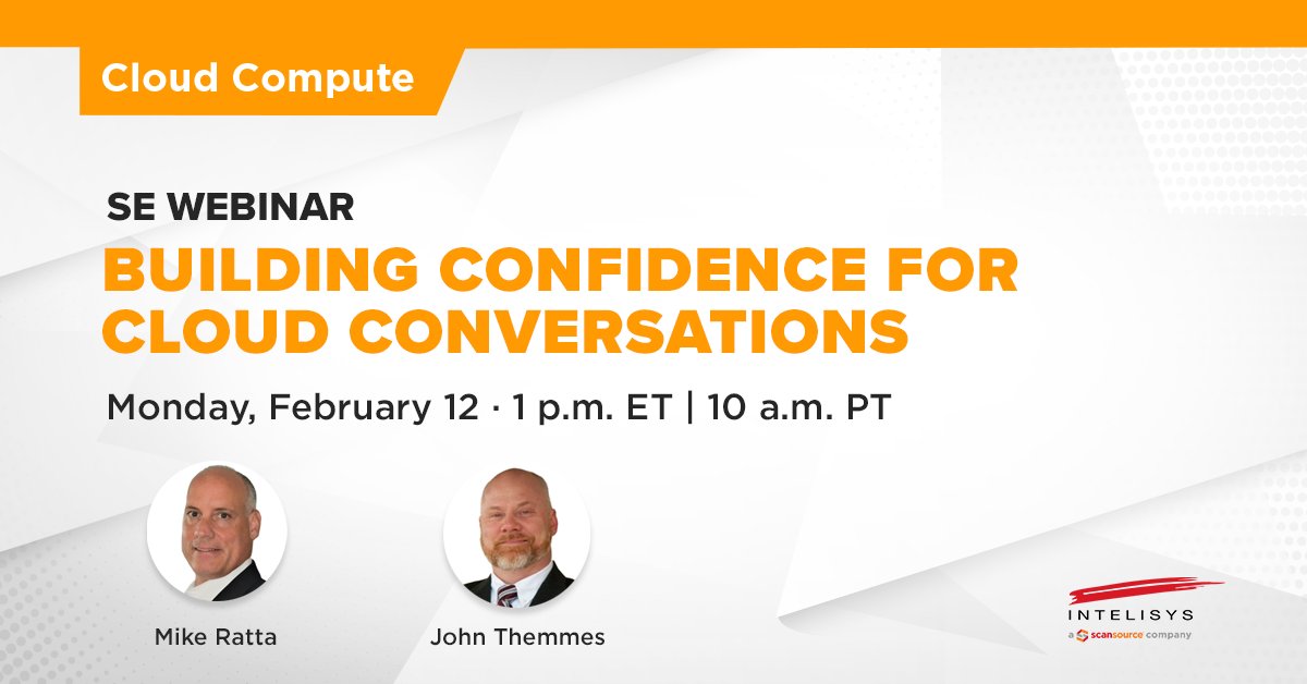 Catch experts John Themmes and Michael Ratta as they talk about the 3-trillion dollar #cloudcomputing trend ahead of you. Discover the cloud entry points you can use to kickstart cloud conversations with customers, trends to take advantage of, and more. bit.ly/4b4mcBP