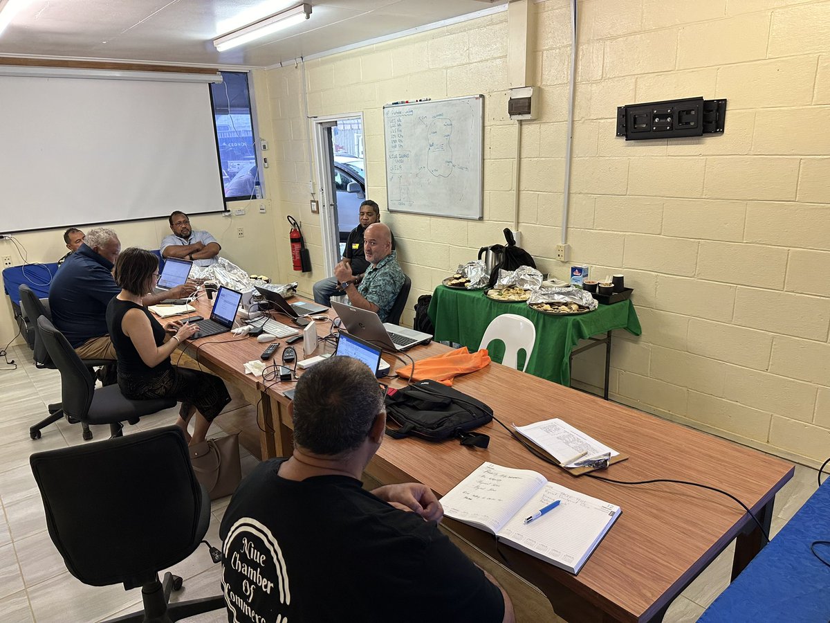 AytronT's tweet photo. Big thanks to Dr. Sven &amp; Olivia for the insightful workshop! Rarely do development agencies visit to guide stakeholders on completing project/activity proposal templates, let alone enhance their eligibility for approval. Much appreciated! Fakaaue lahi. #PACERPlus #TiS https://t.co/GL5CsWBsuj