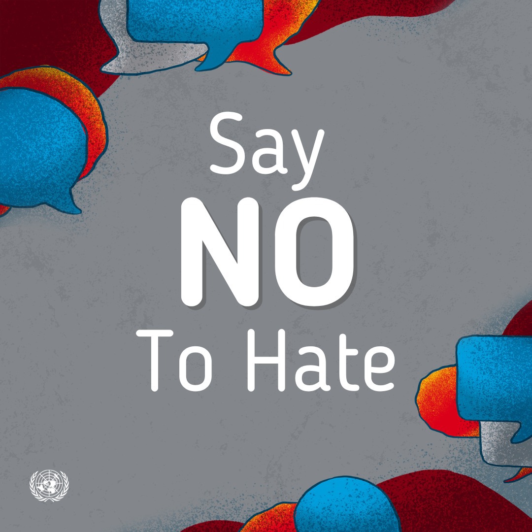 Hate speech can take many different forms. But no matter what it looks like, hate speech has real consequences. See how you can take action and say #NoToHate: un.org/en/hate-speech…