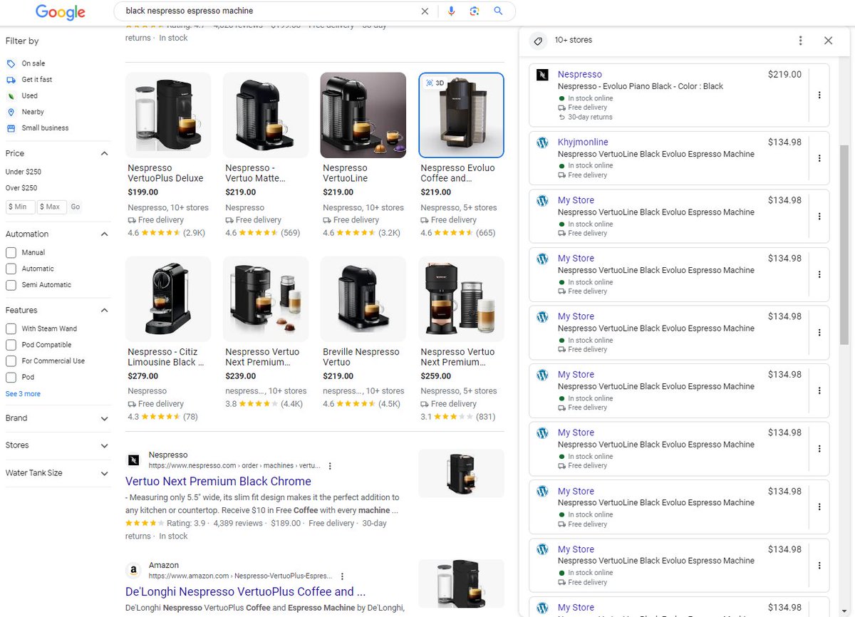 Yikes. Looks like there's a spam problem within Google's Popular Product Listings 👀