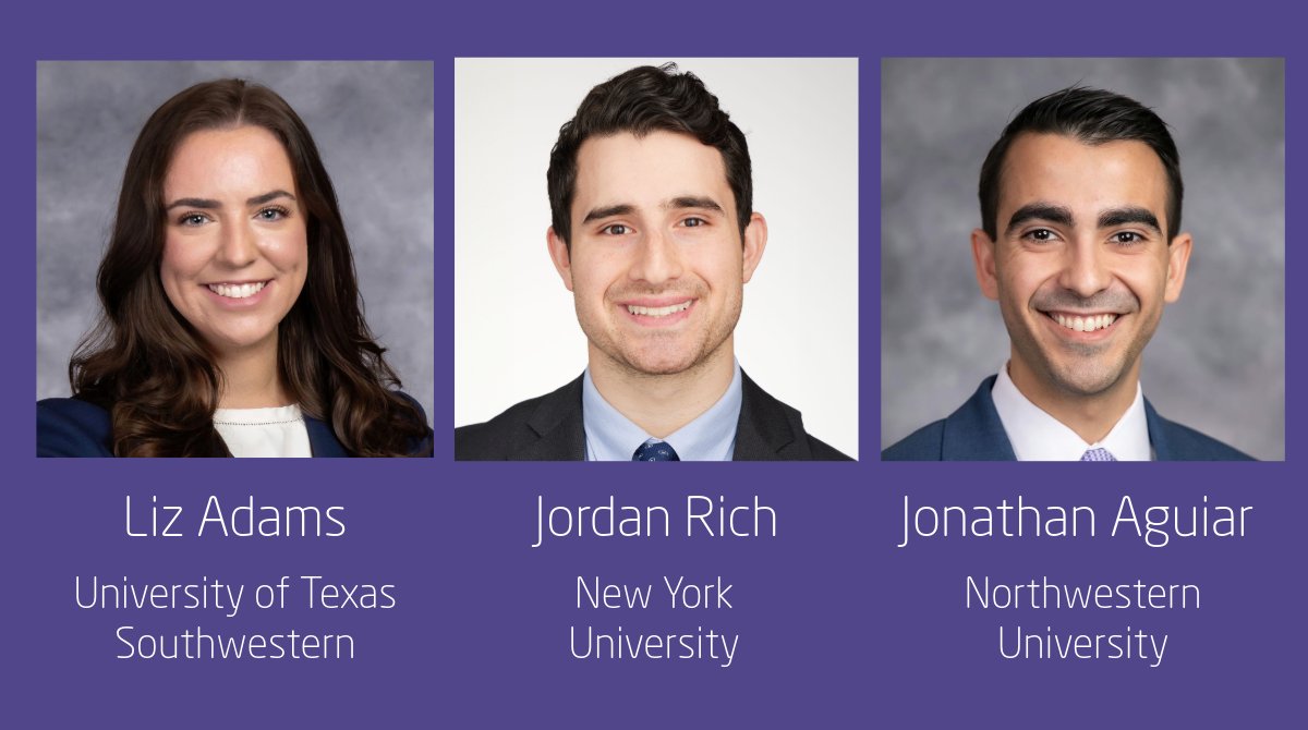 A hearty congrats to our three @NUFeinbergMed M4s who’ve matched in Urology! Congrats, and best of luck on this next step of your medical journey! #UrologyMatch!
